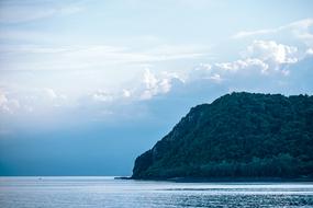 Bay Beach Blue white
