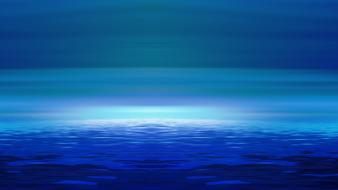 merging of blue sky and sea