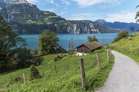 hotel Tellsplatte in the Swiss mountains