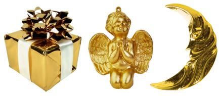 Christmas Decorations ornament gold