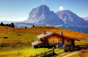 wonderful Dolomites Mountains Italy