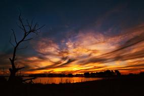 landscape of Sunset Clouds Sky