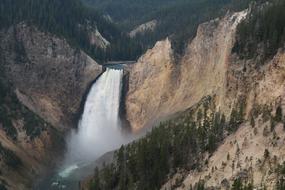 Waterfall Yellowstone