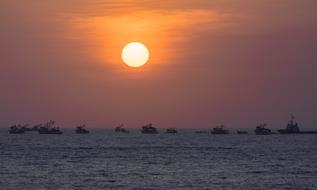picture of Sunset over Sea Beach
