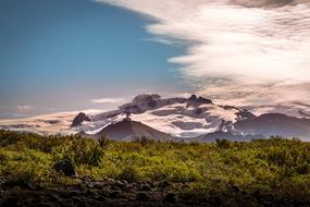 Landscape of Iceland Mountains