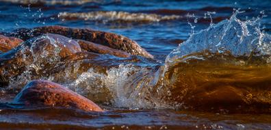 Water and stone Nature
