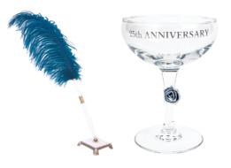 Anniversary Glass Pen blue