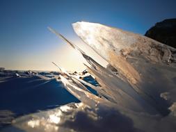 Sky ice water