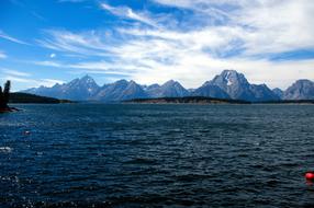 landscape of Grand Teton'S Lake