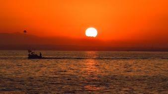 Sunset over Sea