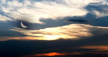 wonderful Clouds Evening Sky