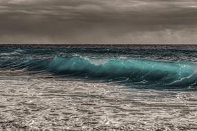 magnificent Ocean Wave blue