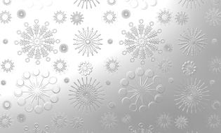 clipart of Snowflakes Abstract background