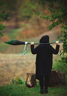 One Man outdoors