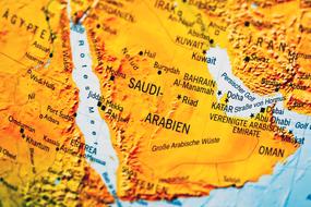 Map Saudi Arabia