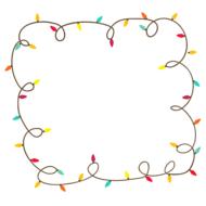 holiday lights christmas decoration drawing