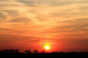 Sunset red Twilight
