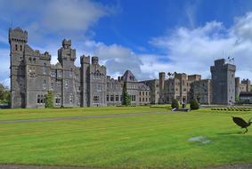 Ireland Castle Building and green grass