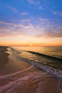 Water Sea at Sunset