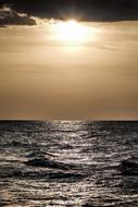 Sunset Over The Sea photo