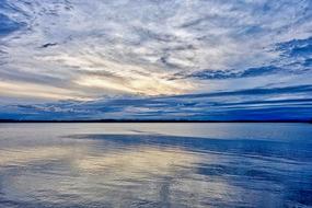 Horizon Sky Sea blue white