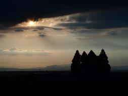 Sunset dark Light Sky