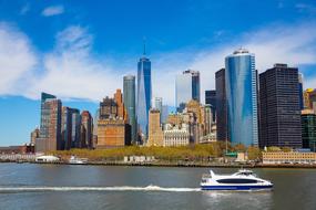 Skyscraper United States water boat