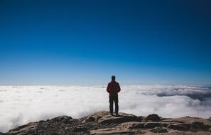Peak Mountain person