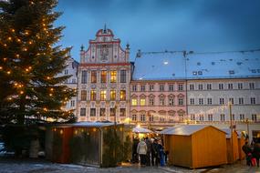 photo of the Christmas market in Landsberg am Lech, Germany