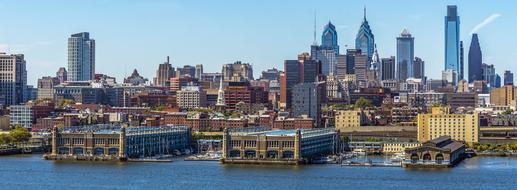 Panoramic River and city