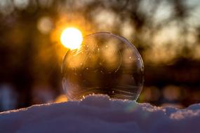 Frozen Bubble Soap sun