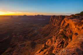magnificent Sunset Canyonlands