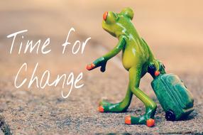 ceramic frog time for change