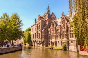 architecture Brugge and Canal water
