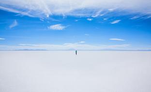 photo of a girl on a tropical white sand