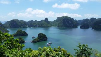landscape of Vietnam Halong Bay Nature