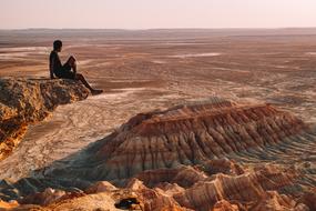 Desert Landscape person