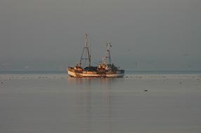 photo of a fishing ship near the Baltic Sea