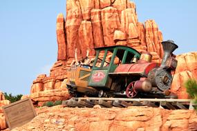 railroad at Disneyland