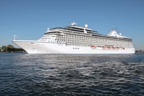 liner at sea in amsterdam