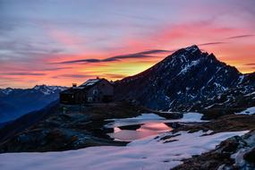 Mountain Snow Panorama