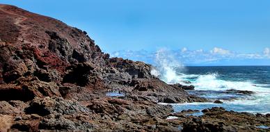 Surf Sea Coast landscape