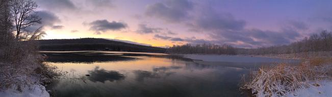 Lake Winter Sunrise