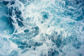 sea Waves Blue Water