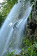 landscape of Waterfall Urach Long