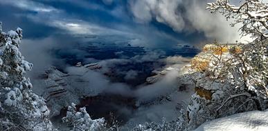 panorama view of Grand Canyon in Arizona Tourism