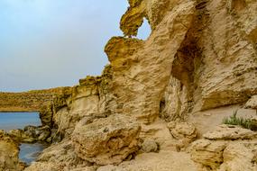 Landscape of rocky Cyprus Cavo Greko