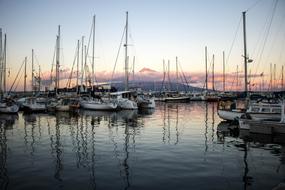 Landscape of Twilight Marina