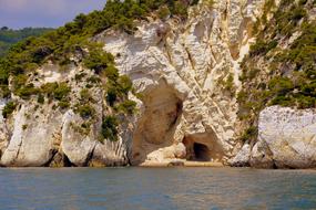 cave in the rock near the sea