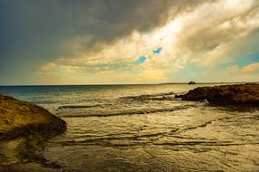 Rocky Coast Sea Sky